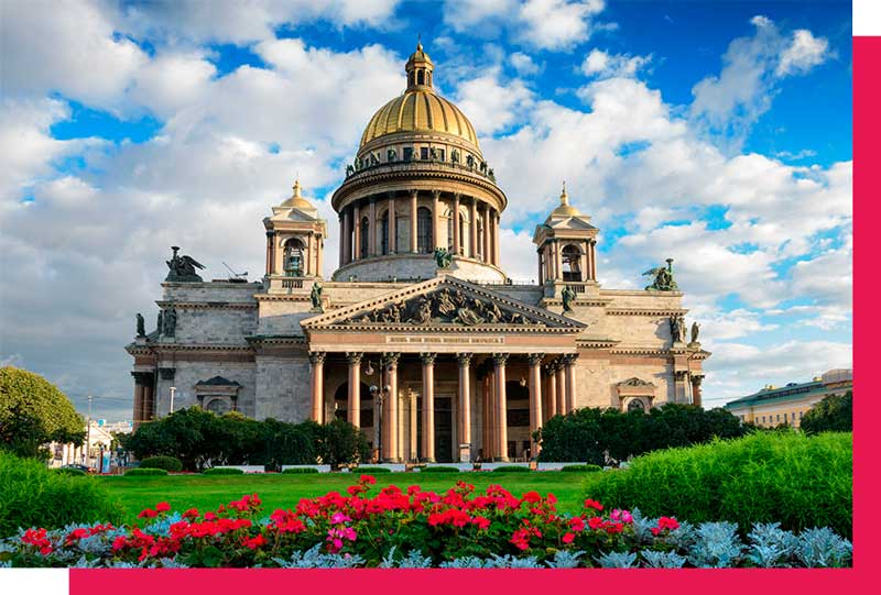Foto da Catedral de Santo Isaac na Rússia