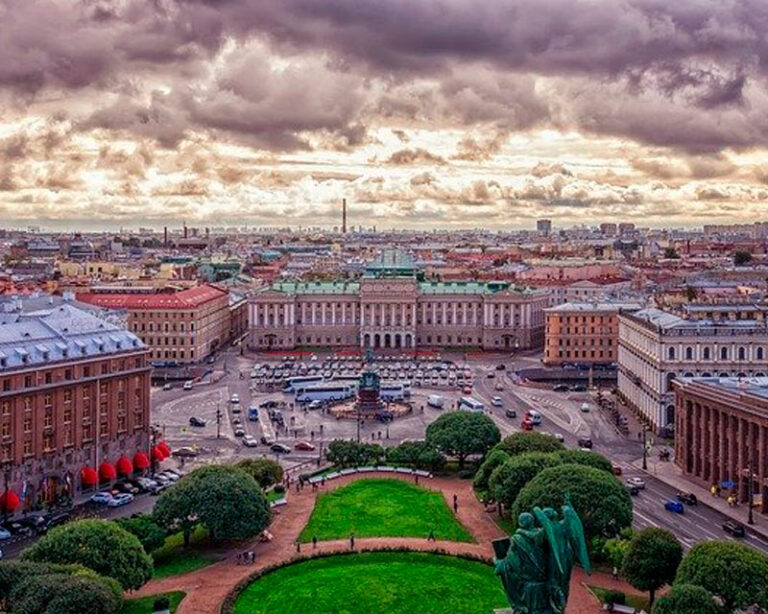 Vista aérea do Kremlin