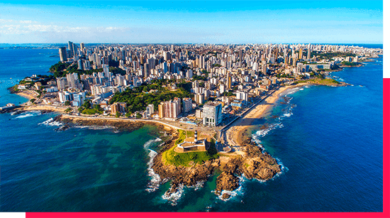 Imagens áreas de Salvador Bahia