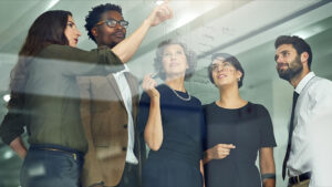 alinhamento e comunicação de liderança